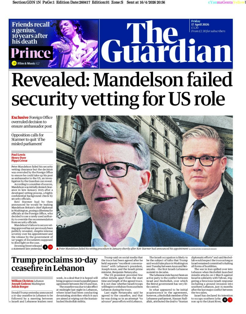 Mandelson Vetting Scandal